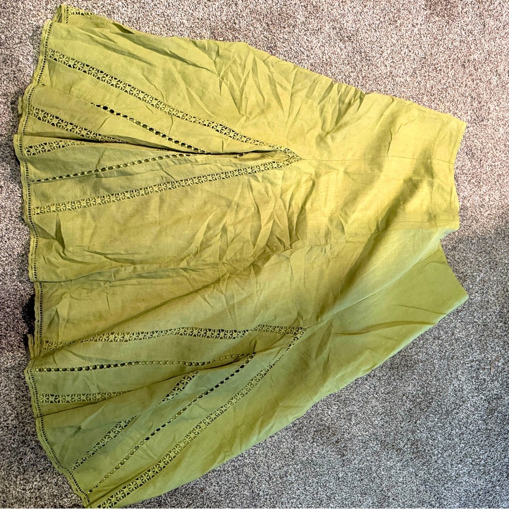 Sezane skirt olive green